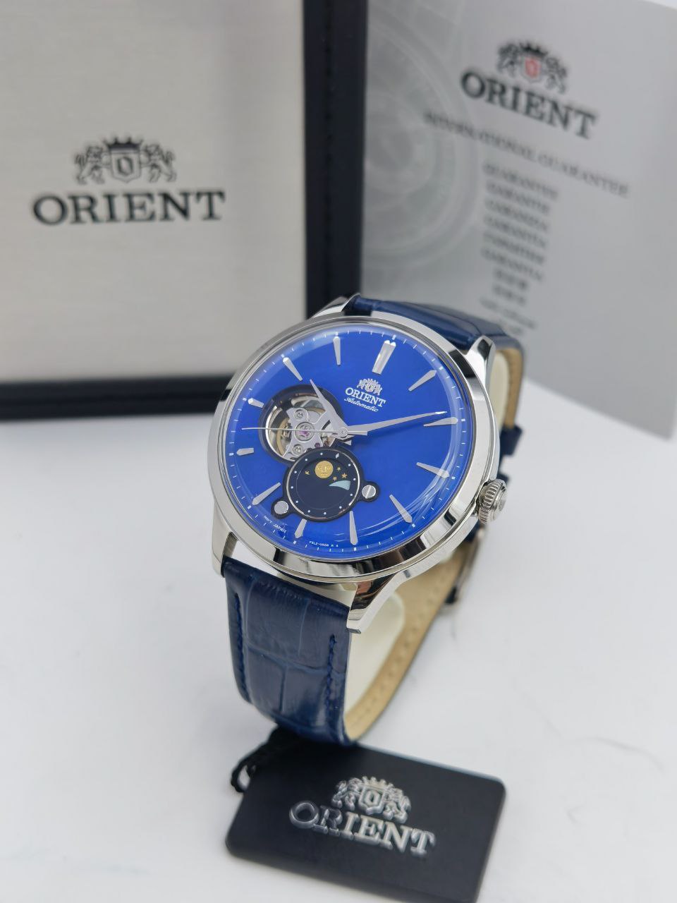 ساعة Orient Bambino سيمي سكلتون