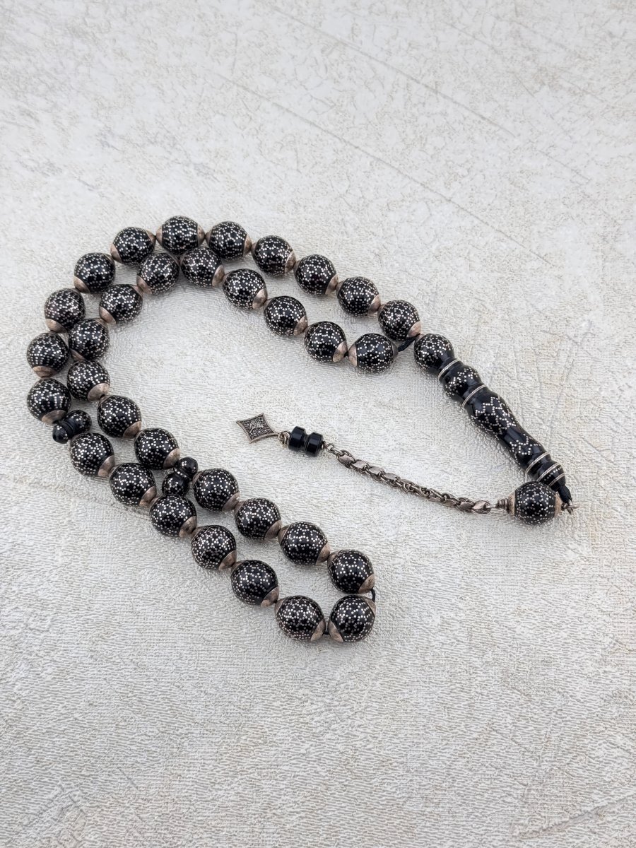 مسبحة فضة مصرية فاخرة