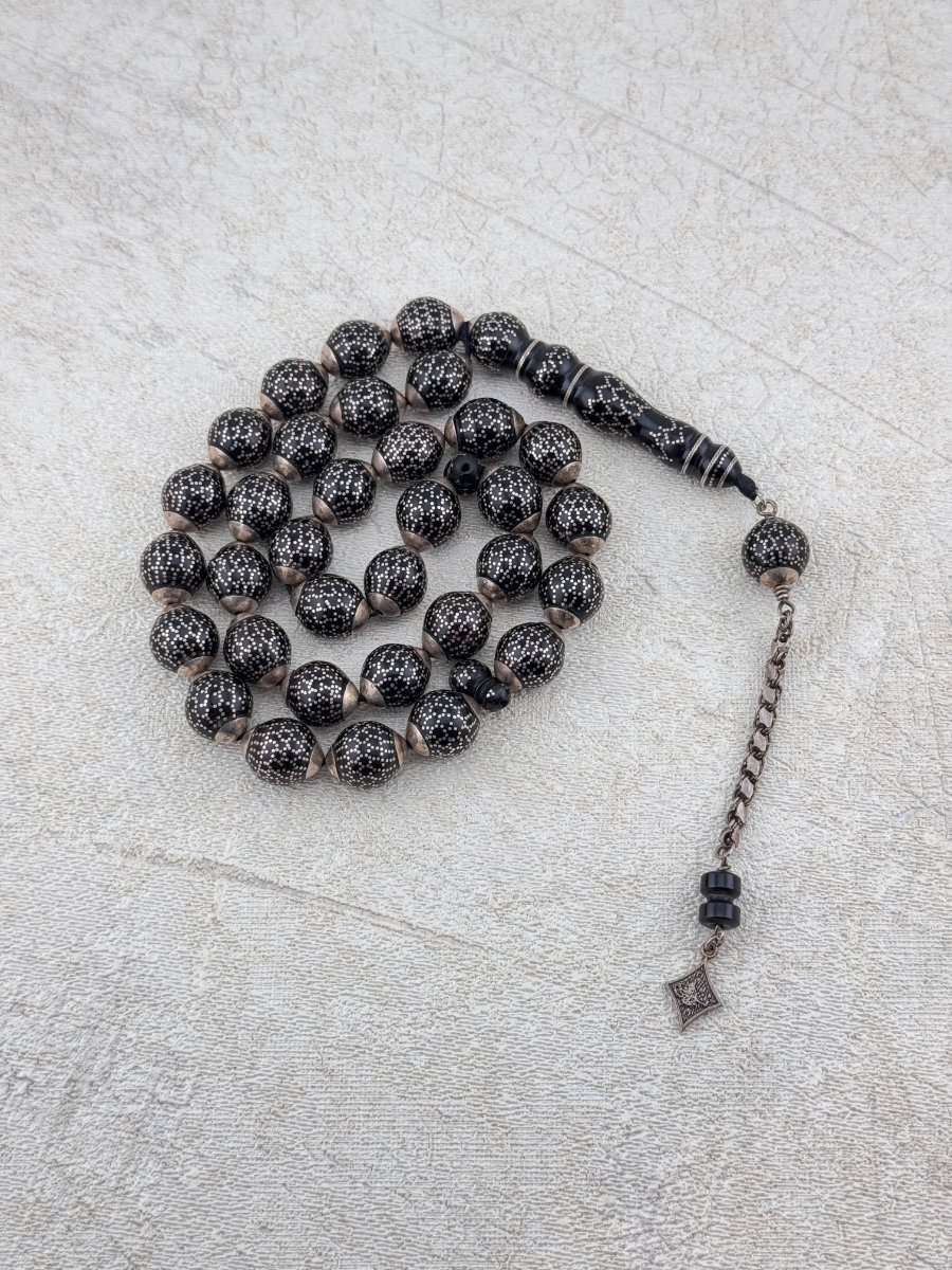 مسبحة فضة مصرية فاخرة