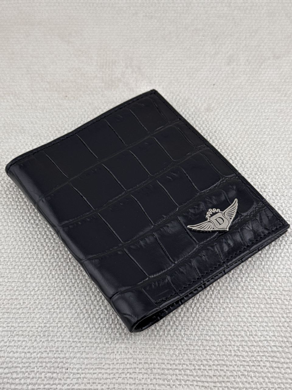 محفظة رجالية جلد طبيعي