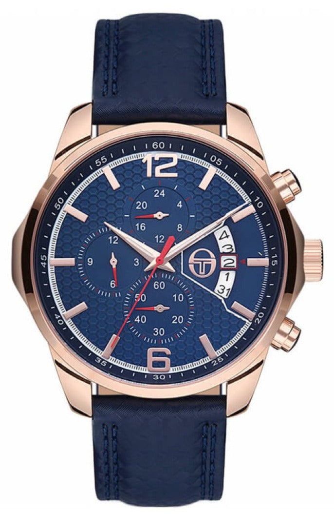 ساعة رجالي SERGIO جلد 130