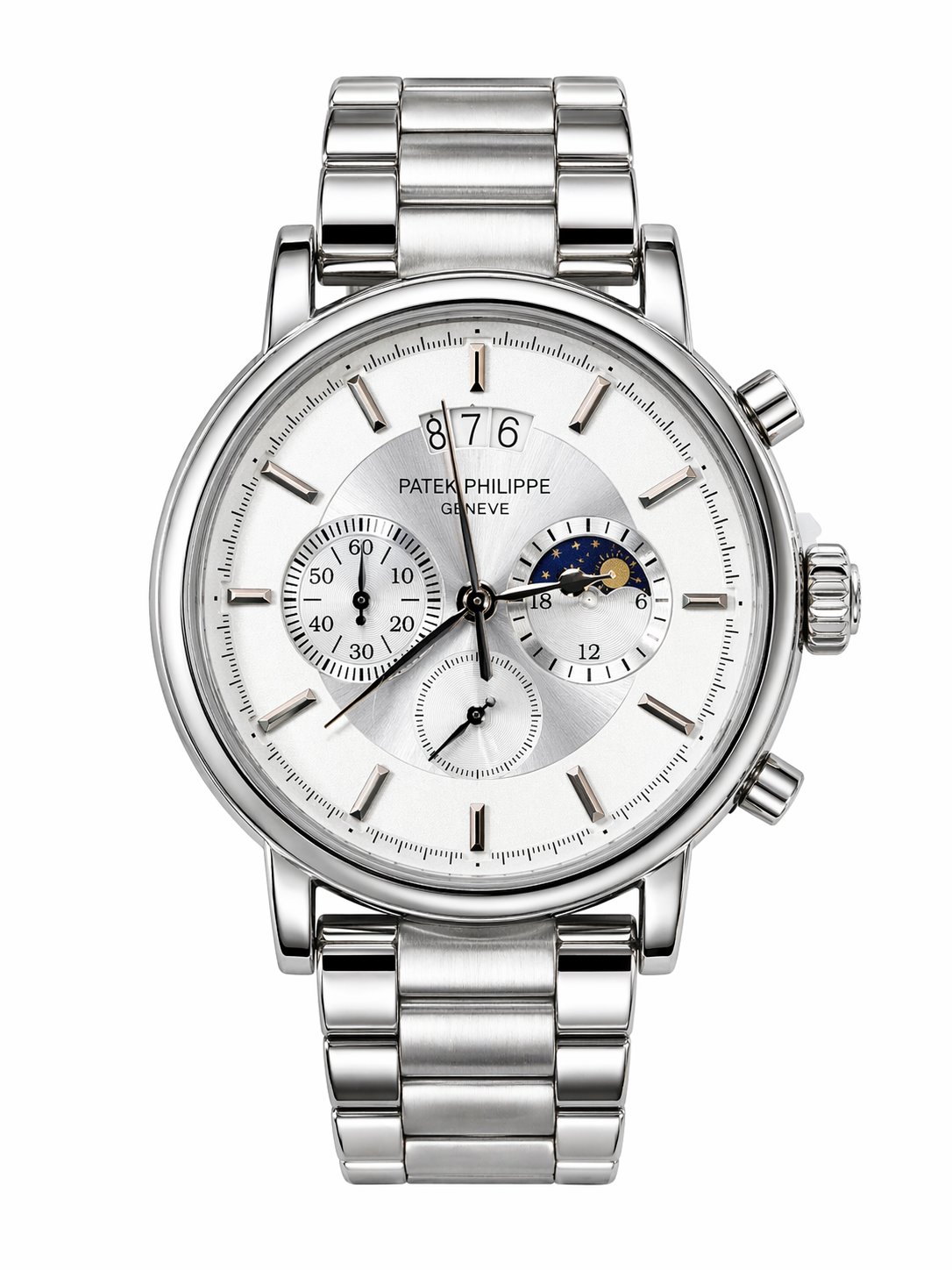 ساعة patek philippe رجالية حديد 687