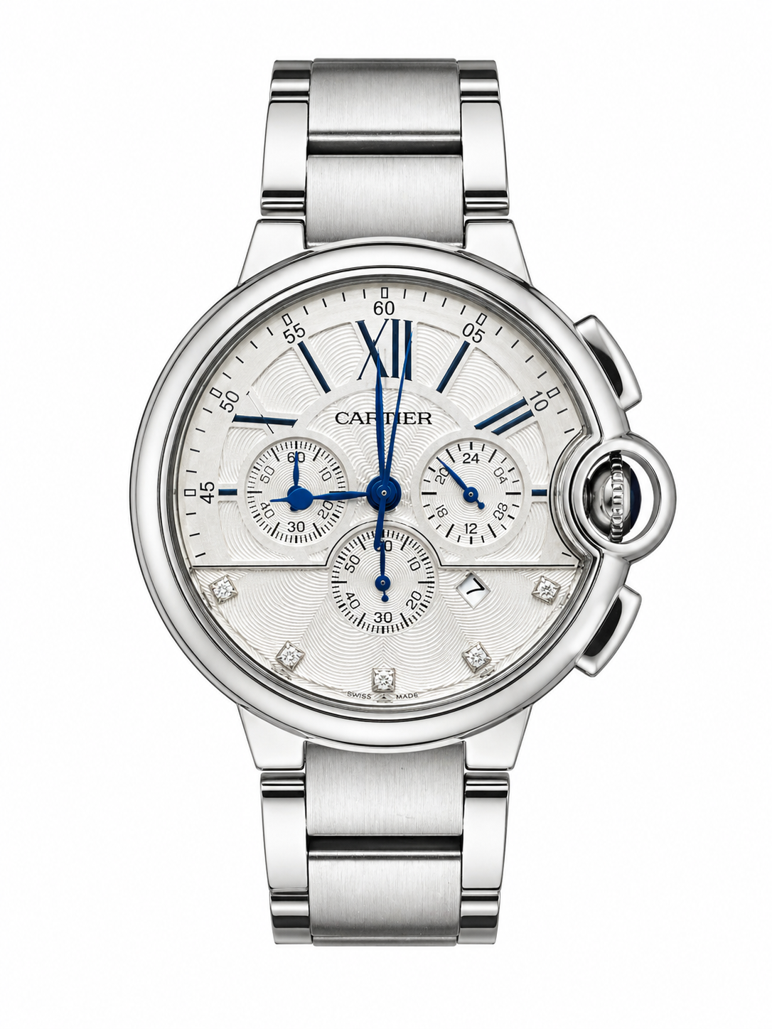 ساعة cartier رجالية حديد 354